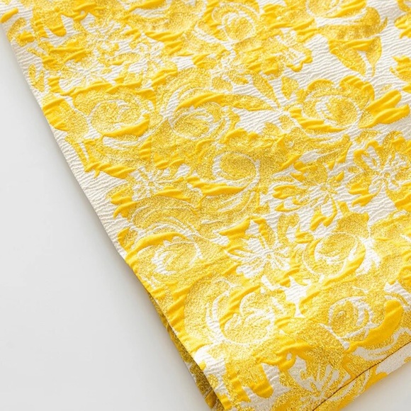 The Eylysa Gorgeous Yellow Bow Dress - Picture 10 of 13